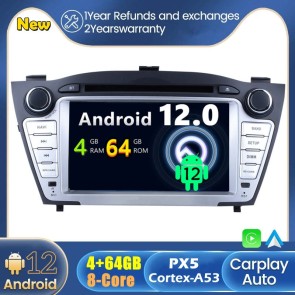 Android 12 Autoradio Lecteur DVD GPS Compatible pour Hyundai ix35 (2009-2014)-1