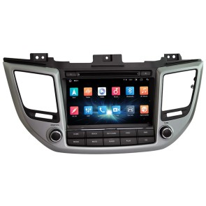 Hyundai ix35 Android 13.0 Autoradio DVD GPS avec 8Go+128Go Bluetooth Telecommande au Volant DSP USB DAB 4G WiFi OBD2 CarPlay - 8