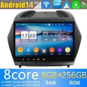 9" Android 13.0 Lecteur DVD GPS Radio Stéréo Navigation pour Hyundai ix35 (2009-2015)-1